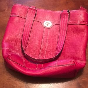 Pink Coach shoulder bag